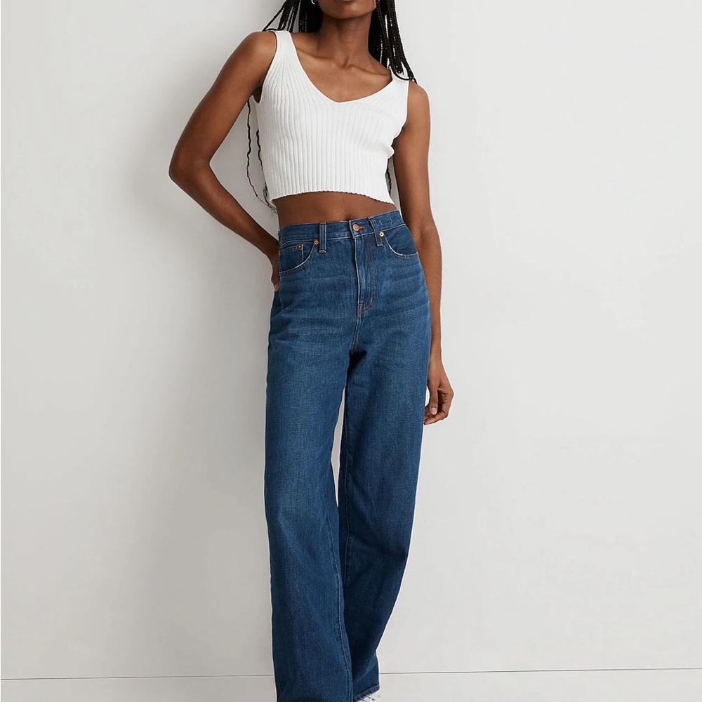Madewell Baggy Straight Jeans